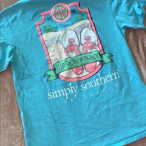 beachy simply southern t-shirt
